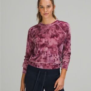 Women's Tie-Dye Sweatshirt - Purple